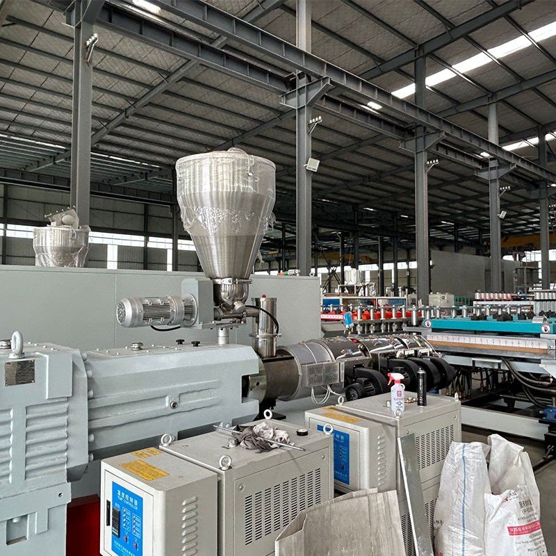 PVC putu dēļu ekstrūzijas mašīna