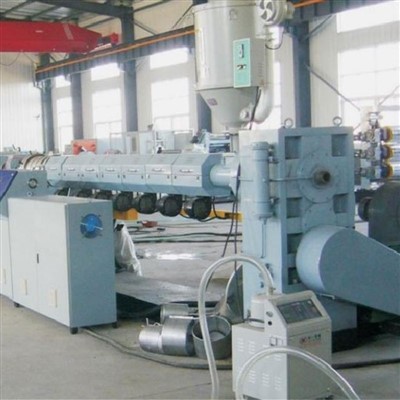 HDPE liela-diametra doba-sienas cauruļu ekstrūzijas iekārta