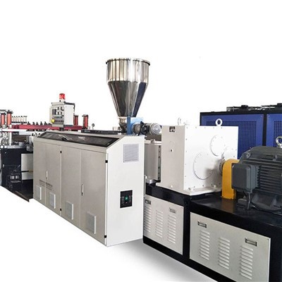 PVC garozas putu plātņu ekstrūzijas mašīna